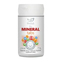 Finclub fin Mineraltabs minerály s vápníkem, hořčíkem, zinkem pro vitalitu