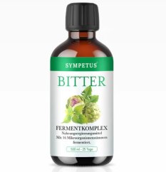 Sympetus Bitter Fermentkomplex – výživový doplnok fermentovaný so 16 kmeňmi mikroorganizmov, 500 ml