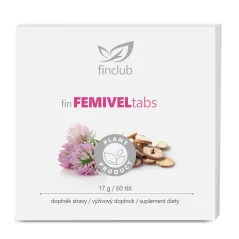 Finclub FEMIVELtabs, rostlinný doplněk stravy pro podporu ženského zdraví a hormonální rovnováhy Finclub FEMIVELtabs, rostlinný doplněk stravy pro podporu ženského zdraví a hormonální rovnováhy