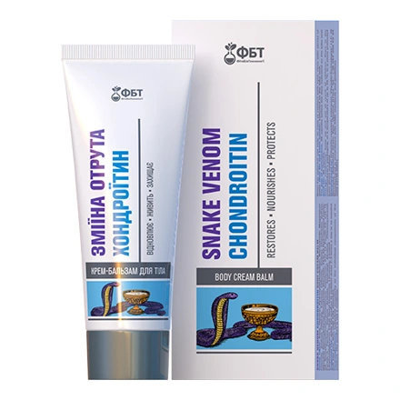 Krém s hadím jedom a chondroitínom na výživu, ochranu a regeneráciu kĺbov a svalov
