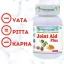 Planet Ayurveda Joint Aid Plus s ajurvédskym znázornením dóš Vata, Pitta a Kapha