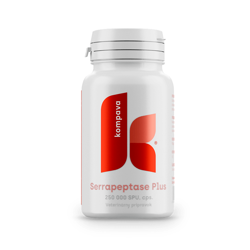Kompava Serrapeptase Plus 250 000 SPU 90 kapsúl