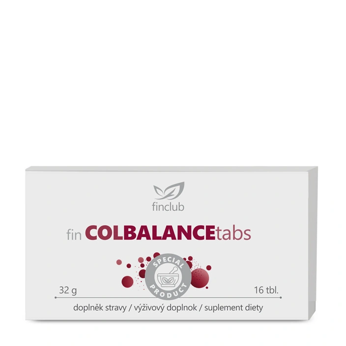 Finclub Colbalancetabs 16 tablet – doplněk stravy pro podporu imunity, trávení a rovnováhy organismu Finclub Colbalancetabs 16 tablet – doplněk stravy pro podporu imunity, trávení a rovnováhy organismu