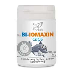 Finclub Bi-iomaxin caps rybí olej v kapslích s omega-3 EPA a DHA na podporu imunity, srdce a mozku