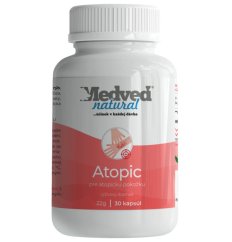 Medveď Natural Atopic – výživový doplnok na atopickú pokožku, 30 kapsúl Medveď Natural Atopic – výživový doplnok na atopickú pokožku, 30 kapsúl