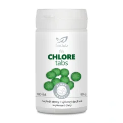 Finclub Chloretabs – doplnok výživy s chlorellou na detoxikáciu organizmu, podporu imunity, trávenia a prirodzené čistenie tela