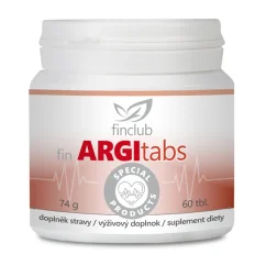Finclub fin Argitabs 60 tabliet s 830 mg L-arginínu