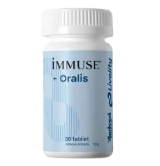 Medveď natural IMMUSE Oralis 30 cmúľacích tabliet s orálnymi probiotikami