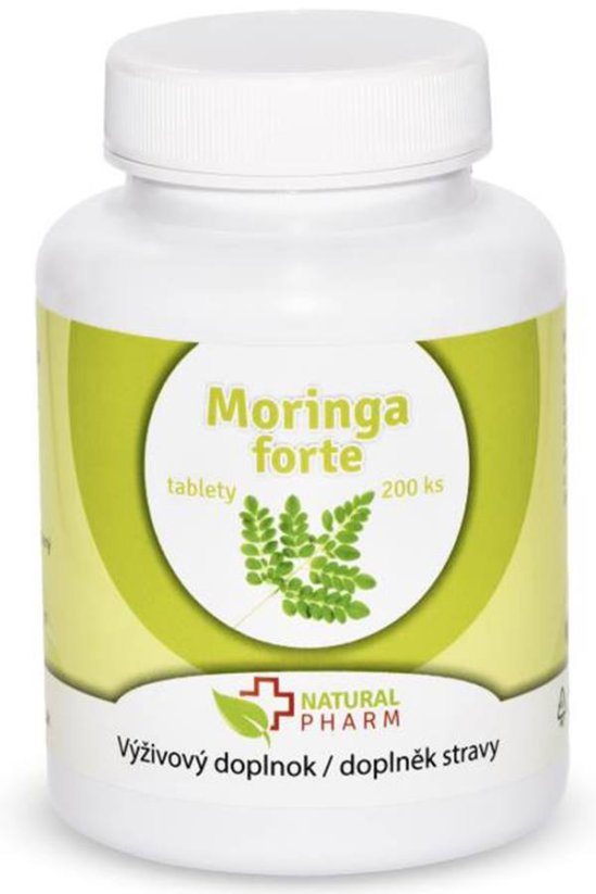 Natural Pharm Moringa forte 100 a 200 tabliet - Množstvo: 100 tabliet