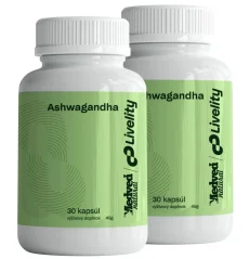 Medveď Natural Ashwagandha 30 kapslí akční dvojbalení – doplněk stravy s ashwagandhou na podporu zvládání stresu a vitality