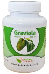 Balenie výživového doplnku Graviola Natural Pharm vo forme tabliet Balenie výživového doplnku Graviola Natural Pharm vo forme tabliet