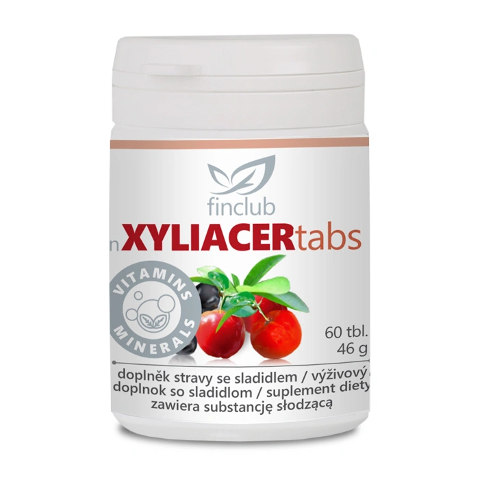 Finclub Xyliacertabs 60 tablet – doplněk stravy s přírodním vitamínem C pro podporu imunity