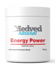 Medveď natural Energy Power – doplněk stravy na podporu energie, obsahuje 30 denních dávek, 150g