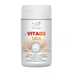 Finclub VITAD3tabs, výživový doplnok s vitamínom D3, podpora imunity, kostí a svalov Finclub VITAD3tabs, výživový doplnok s vitamínom D3, podpora imunity, kostí a svalov