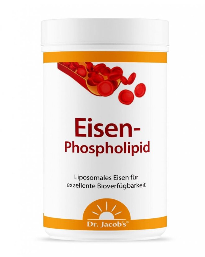 Dr. Jacob’s Eisen-Phospholipid – liposomální železo pro výjimečnou biologickou dostupnost Dr. Jacob’s Eisen-Phospholipid – liposomální železo pro výjimečnou biologickou dostupnost